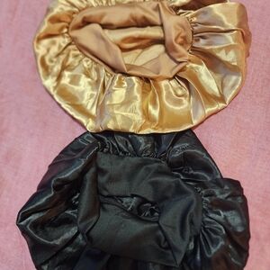 2 Satin Bonnets